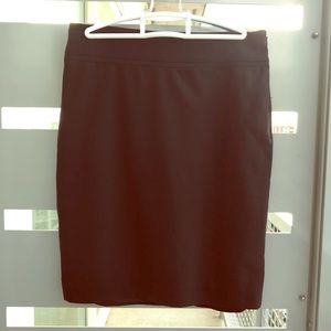 Limited Luxe Black Pencil Skirt